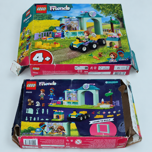 LEGO Friends Çiftlik Hayvanları Veteriner Kliniği 42632 – 4+ – Kutusu Hasarlı SIFIR ÜRÜN