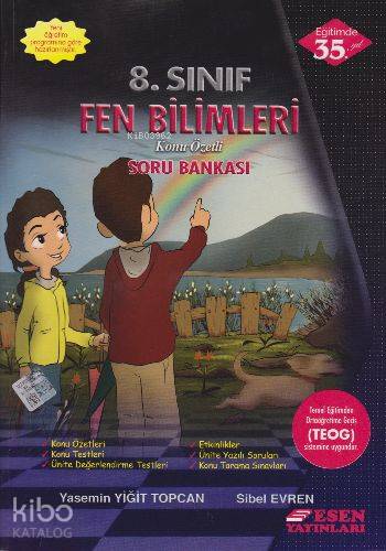Esen Yayınları 8. Sınıf LGS Fen Bilimleri Konu Özetli Soru Bankası Esen