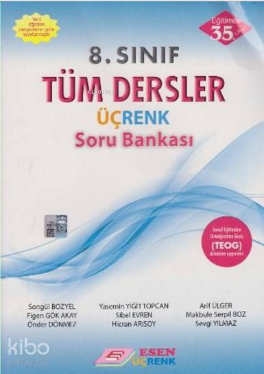 Esen Üçrenk Yayınları 8. Sınıf LGS Tüm Dersler Soru Bankası Esen Üçrenk