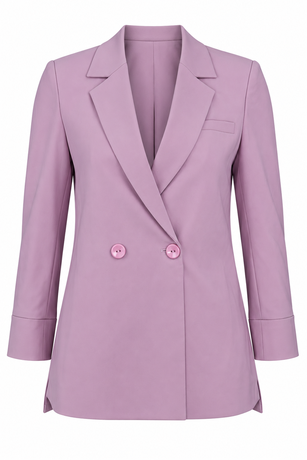 Pembe Kruvaze Kadın Blazer Ceket
