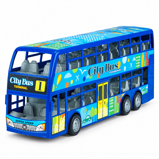 City Bus Oyuncak Şehir Otobüsü – 3+ Yaş – Kutusu Hasarlı
