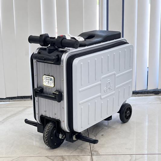 OUTLET-ELEKTRİKLİ BİNEBİLİR VALİZ – VALİZ VE SCOOTER BİR ARADA!
