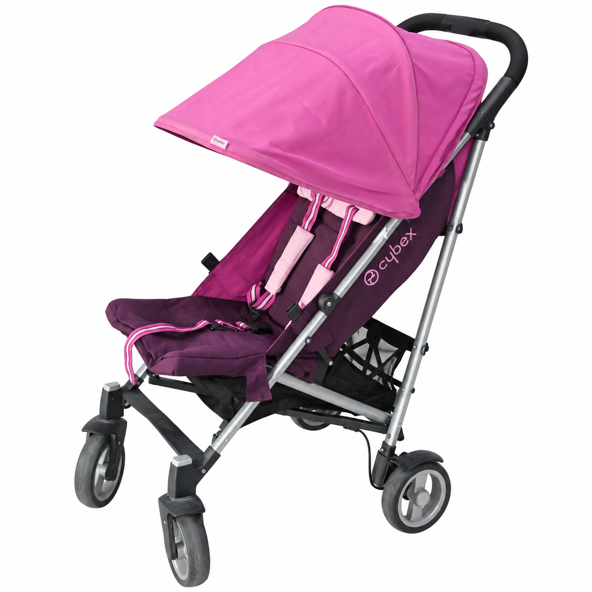 Cybex Katlanabilir Bebek Arabası – Pembe/Mor – İkinci El