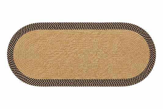 Masa Runner - Naturel / Siyah 35x100
