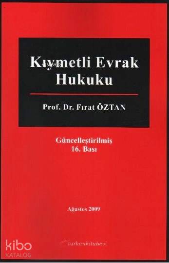 Kıymetli Evrak Hukuku