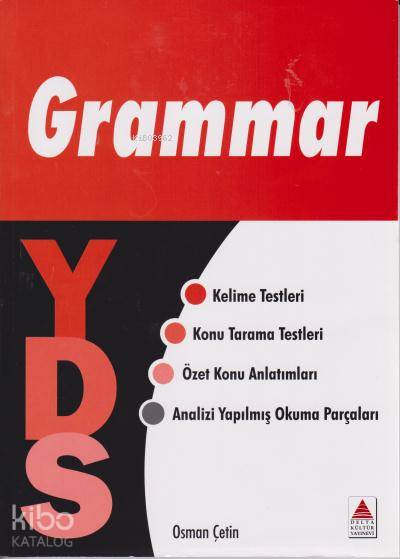 Delta Kültür Yayınevi Delta Kültür YDS Grammar