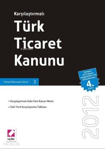 Karşılaştırmalı Türk Ticaret Kanunu