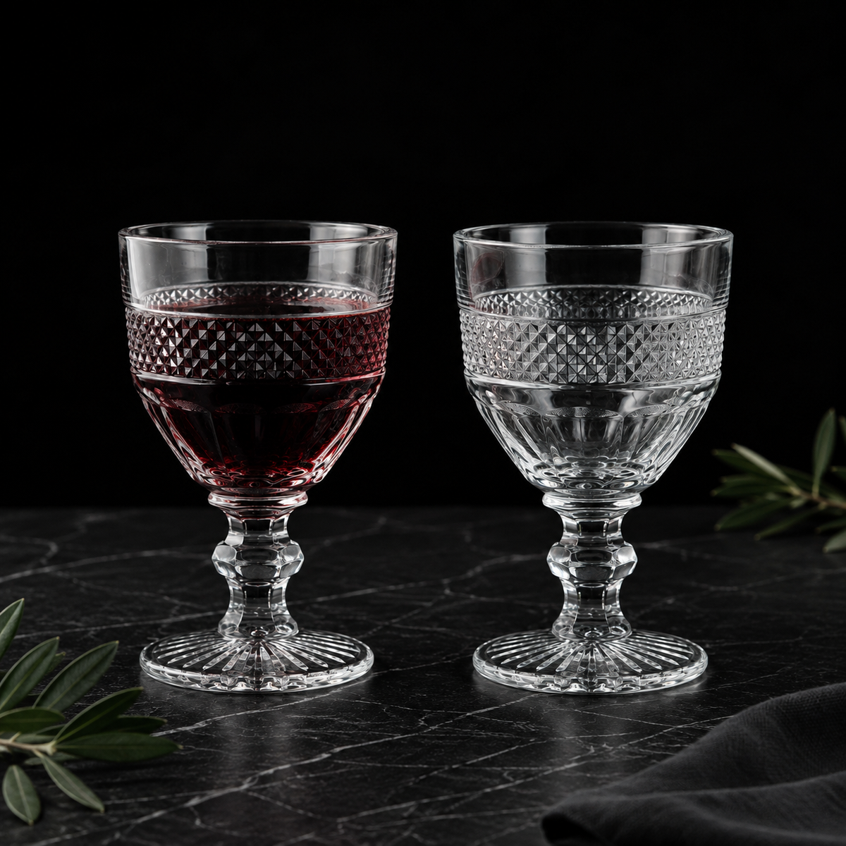 4'lü Uzun Boy Şarap Kadehi Seti (235 ml)