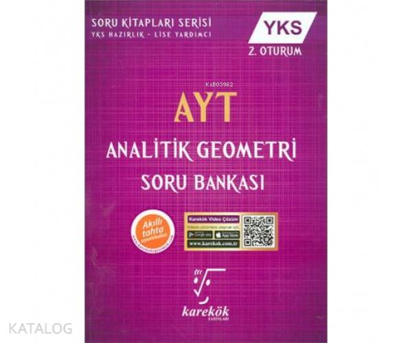 Karekök Yayınları AYT Analitik Geometri Soru Bankası Karekök