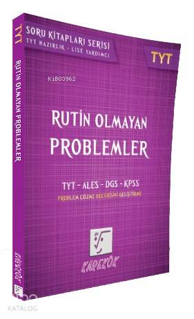 Karekök Yayınları TYT Rutin Olmayan Problemler Karekök