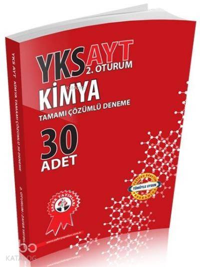 Zafer Yks Ayt Kimya Tamamı Çözümlü 30 Deneme 2. Oturum