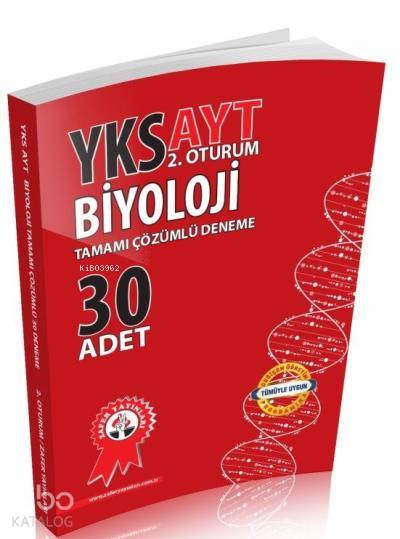 Zafer Yks Ayt Biyoloji Tamamı Çözümlü 30'Lu Deneme 2. Oturum