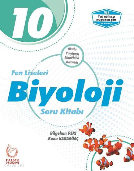 Palme Yayınları 10. Sınıf Fen Liseleri Biyoloji Soru Kitabı Palme