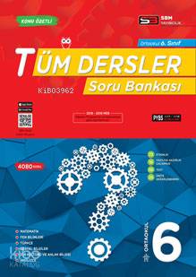 SBM Yayınları 6. Sınıf Tüm Dersler Soru Bankası SBM
