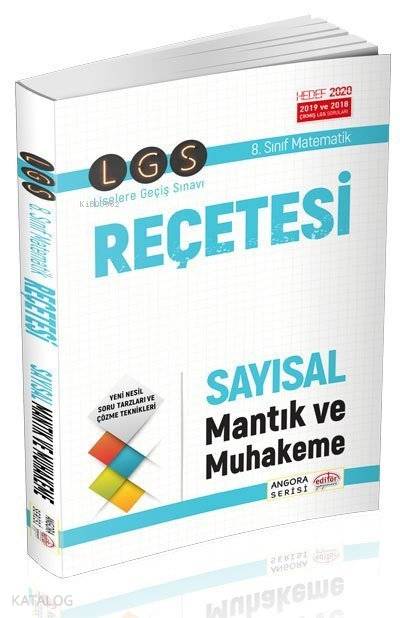 Editör Yayınları LGS Reçetesi Sayısal Ve Mantık Muhakeme