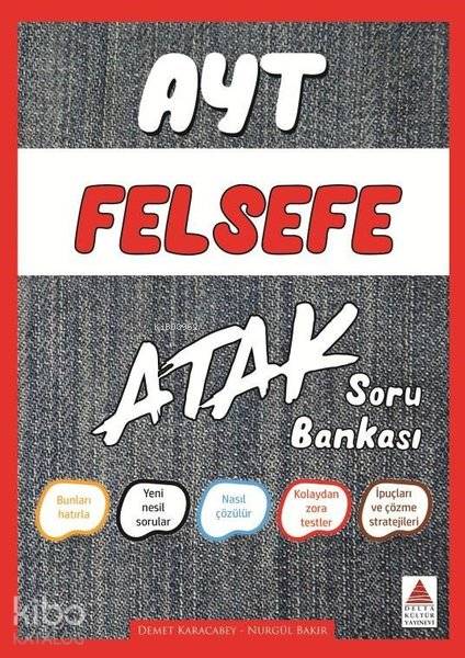 Delta Kültür Yayınları AYT Felsefe Atak Soru Bankası Delta Kültür