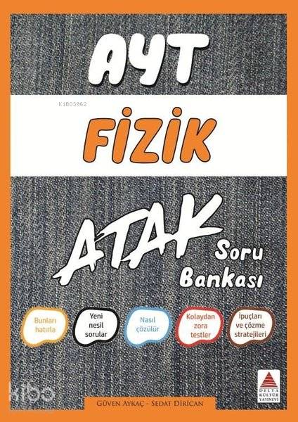 Delta Kültür Yayınları AYT Fizik Atak Soru Bankası Delta Kültür