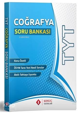 Tyt Coğrafya Soru Bankası  Sonuç Yayınları