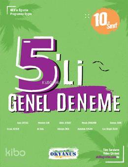 Okyanus Yayınları 10. Sınıf 5 li Genel Deneme Okyanus Y