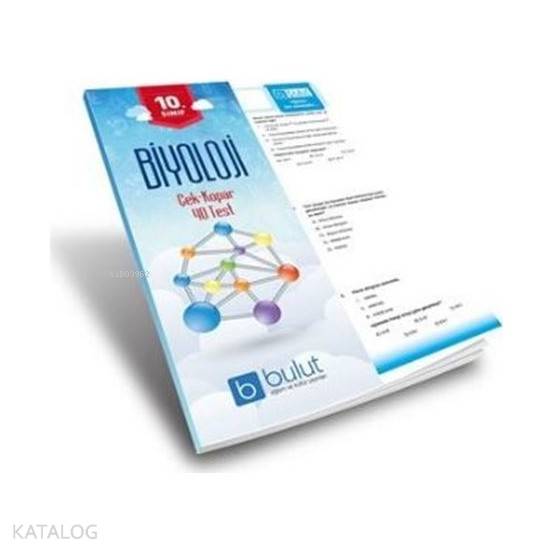 Bulut Eğitim ve Kültür Yayınları Eğitim 10. Sınıf Biyoloji Yaprak Test