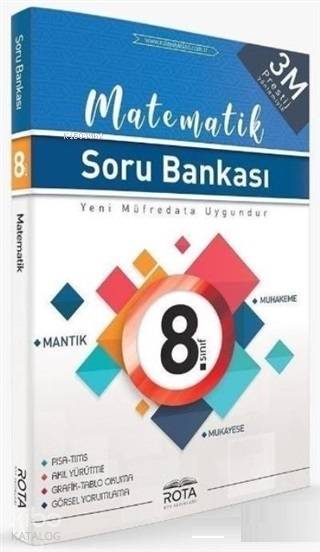 Rota Yayın Yapım Rota Yayınları 8. Sınıf Matematik 3m Prestij Soru Bankası