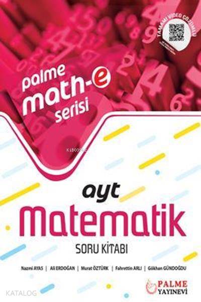 Palme Yayınevi Palme Yayınları Math E Serisi Ayt Matematik Soru Bankası