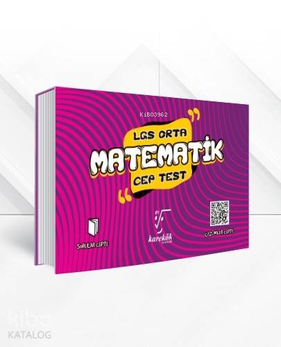 Karekök Yayınları 8. Sınıf LGS Matematik Orta Cep Test Karekök