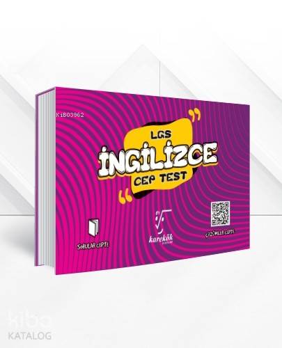 Karekök Yayınları 8. Sınıf LGS İngilizce Cep Test Karekök