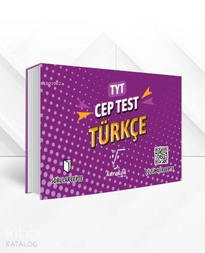 Karekök Yayınları TYT Türkçe Cep Test Karekök