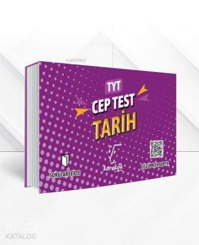 Karekök Yayıncılık TYT Cep Test Tarih