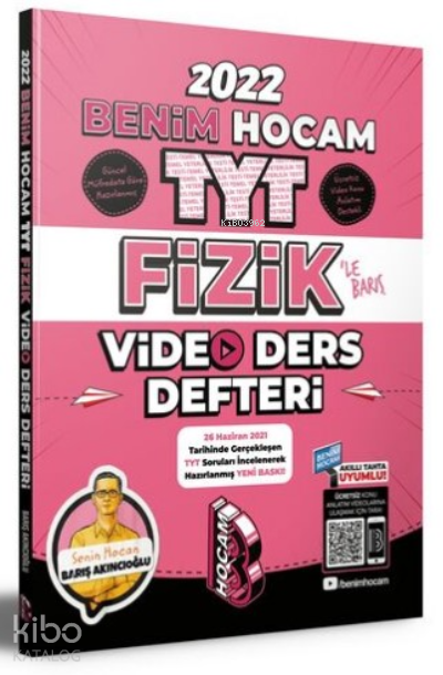 Benim Hocam Yayınları 2021 TYT Fizik Video Ders Defteri Benim Hocam