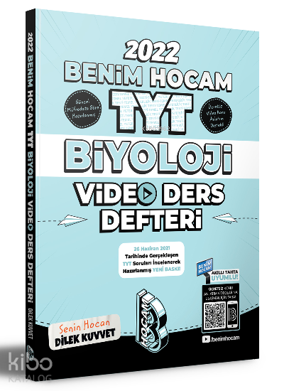 Benim Hocam Yayınları  TYT 2022 Biyoloji Video Ders Defteri
