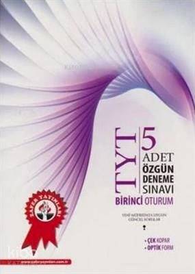 Zafer Tyt 5 Adet Ögün Deneme Sınavı Birinci Oturum