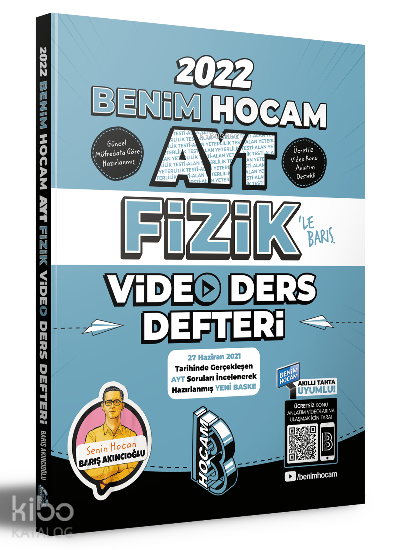 Benim Hocam Yayınları AYT 2022 Fizik Video Ders Defteri