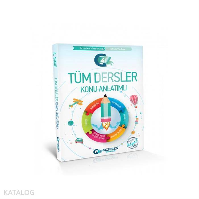 Gezegen Yayıncılık 4.Sınıf Tüm Dersler Konu Anlatımlı