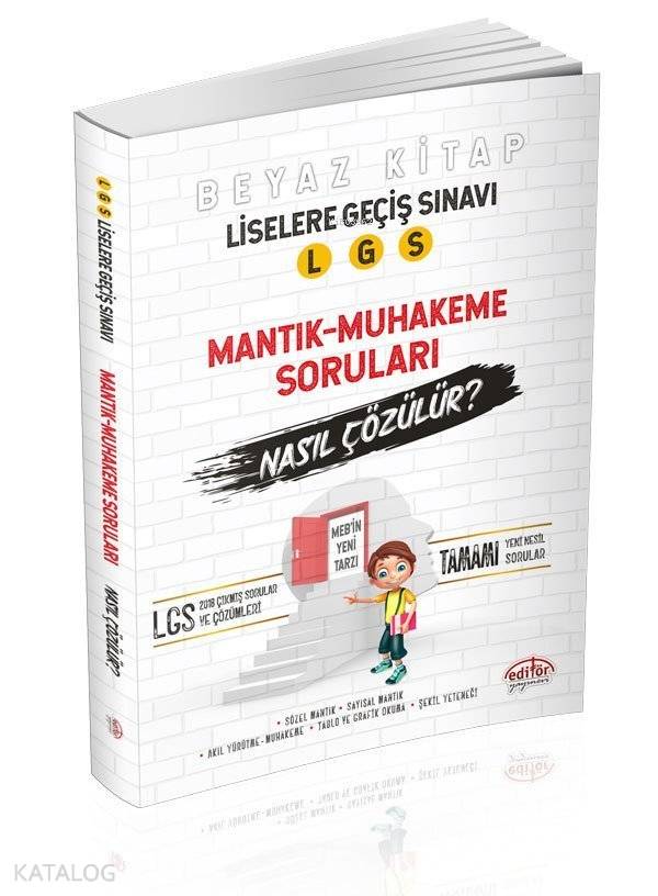 Editör Yayınları 8. Sınıf LGS Mantık Muhakeme Soruları Nasıl Çözülür