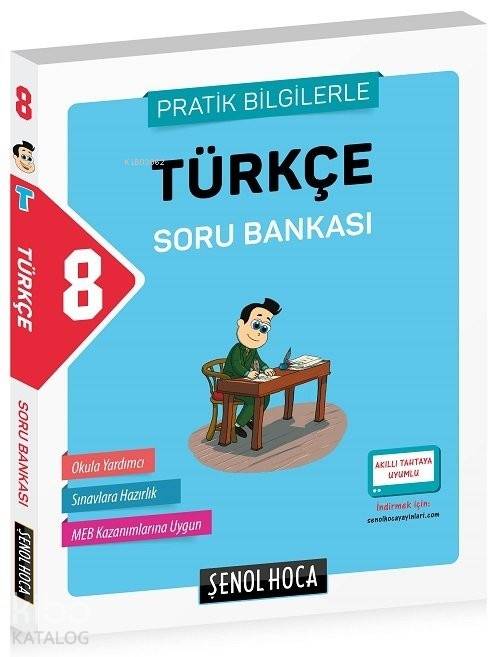 Şenol Hoca Yayınları LGS 8. Sınıf Pratik Bilgilerle Türkçe Soru Bankası