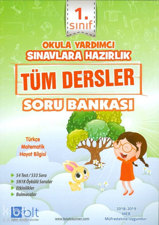 Bulut Yayınları 1. Sınıf Tüm Dersler Soru Bankası Bulut