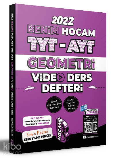 Benim Hocam Yayınları  TYT - AYT 2022 Geometri Video Ders Defteri