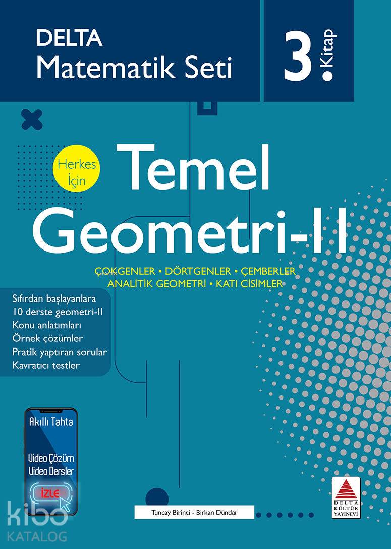 Delta Kültür Yayınevi Delta Matematik Seti 3-Herkes İçin Temel Geometri-Iı