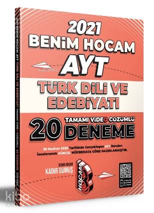2021 AYT Türk Dili ve Edebiyatı Tamamı Video Çözümlü 20 Deneme Sınavı
