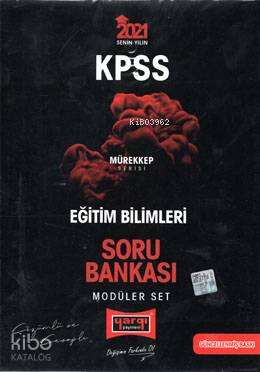 KPSS 2021 Mürekkep Serisi Eğitim Bilimleri Soru Bankası-Modüler Set
