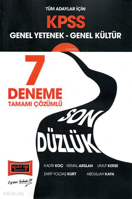 KPSS 2021 Genel Yetenek-Genel Kültür Son Düzlük 7 li Deneme