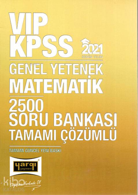 KPSS 2021 Genel Yetenek Matematik 2500 Soru Bankası