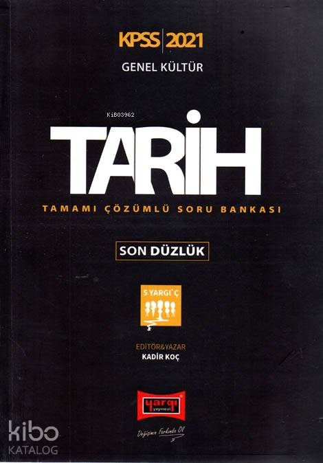 KPSS 2021 Genel Kültür Tarih Tamamı Çözümlü Soru