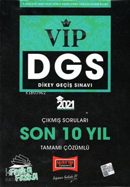 DGS 2021 Vip Son 10 Yıl Çıkmış Sorular