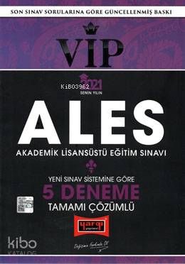 ALES 2021 Vip Tamamı Çözümlü 5'li Deneme Sınavı