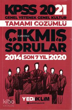 KPSS 2021 Genel Yetenek - Genel Kültür Son 7 Yıl Çıkmış Sorular