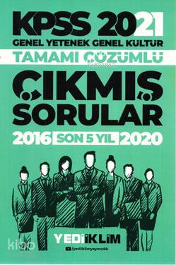 KPSS 2021 Genel Yetenek - Genel Kültür Son 5 Yıl Çıkmış Sorular