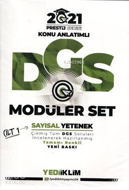 DGS 2021 Prestij Serisi Sayısal-Konu Anlatımlı Modüler Set